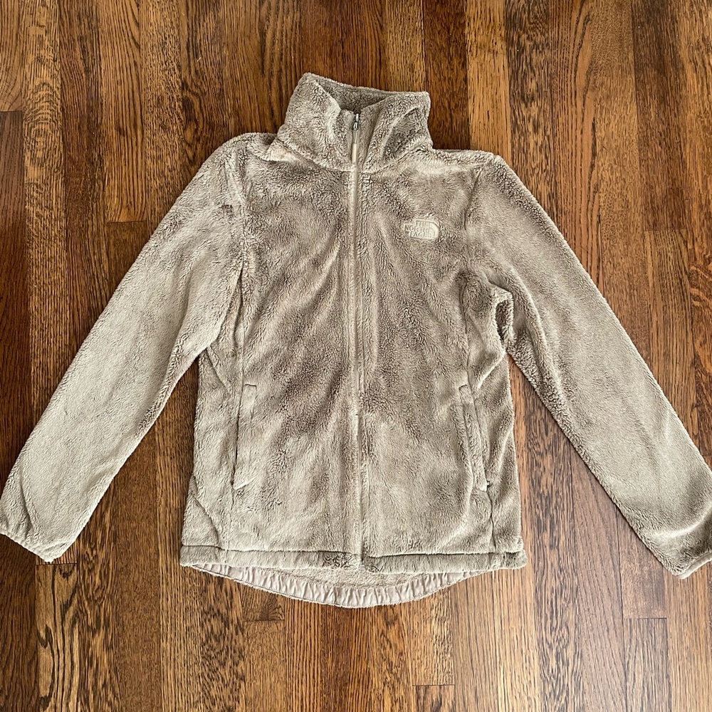 The North Face Women's Small Tan Osito Fleece Full Zip Jacket